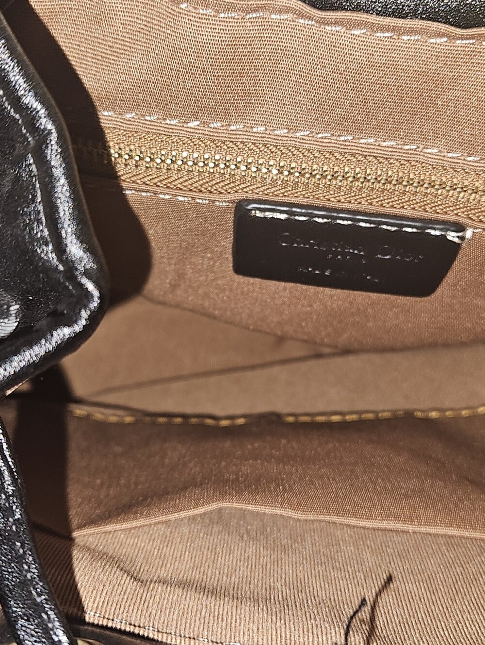 Accessorize Black & White Monogram Backpack - Picture 8 of 15